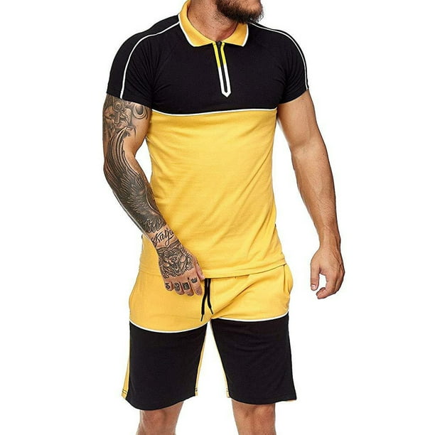Details about Men's sportswear T-shirt short sleeve shorts pants suit jogging leisure suit Details about Men's sportswear T-shirt short sleeve shorts pants suit jogging leisure suit